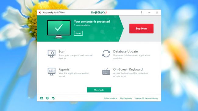 نسخه رایگان آنتی ویروس Kaspersky
