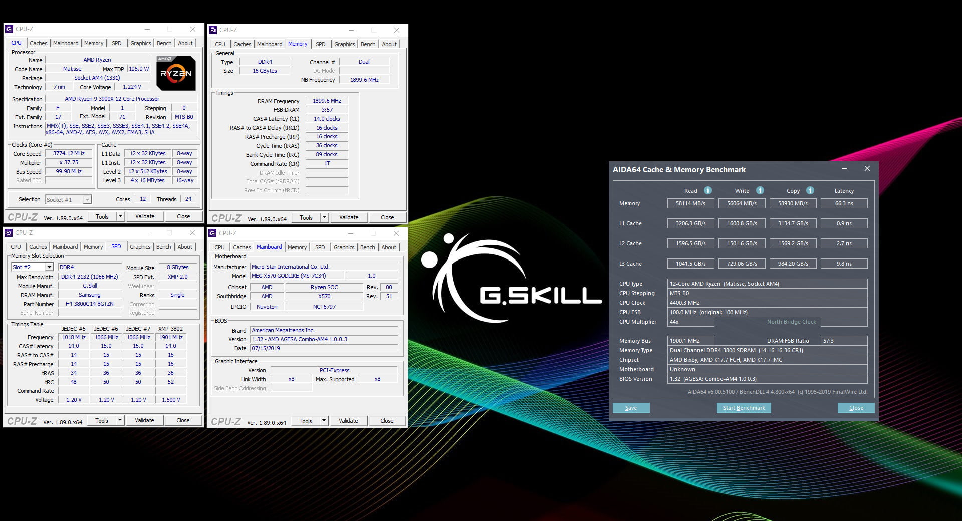 G.Skill حافظه‌های بهینه‌ای برای پردازنده‌های رایزن 3000 عرضه می‌کند