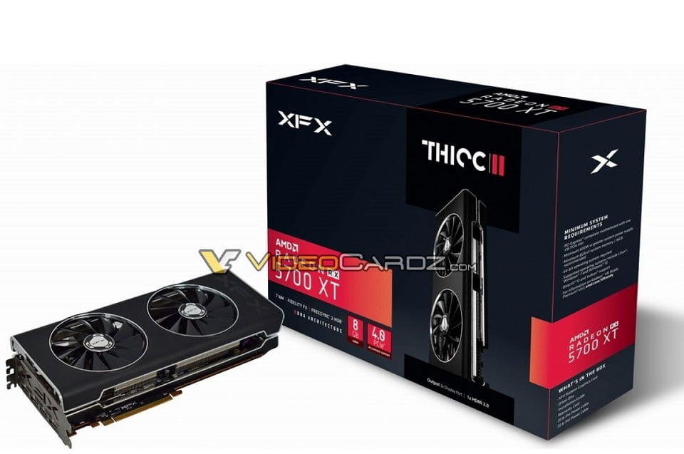 کارت گرافیک XFX Radeon RX 5700 XT THICC2