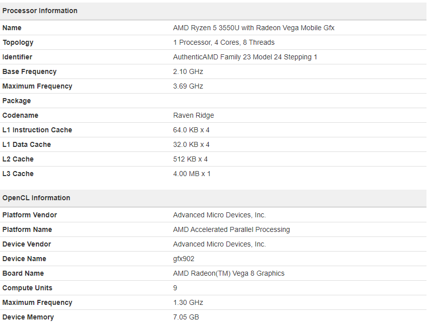 Amd radeon 2025 vega 9