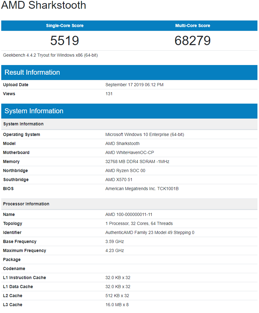 پردازنده 32 هستهای Ryzen Threadripper 3000 تا 70 درصد سریعتر از 2990WX
