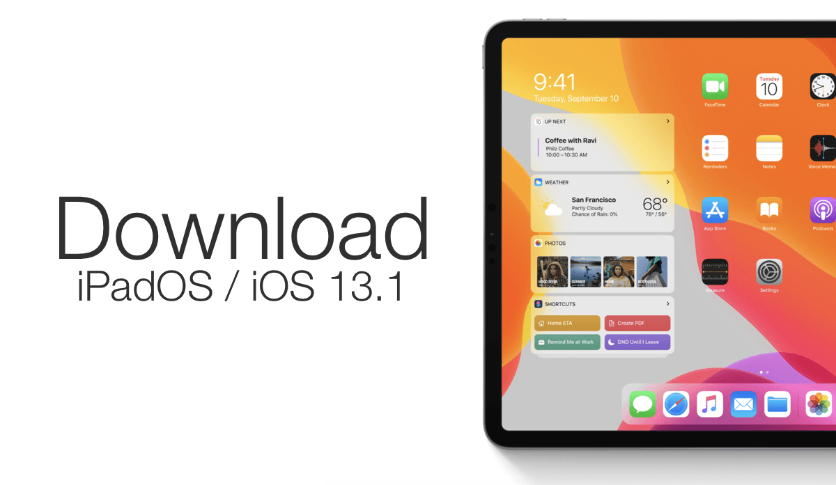 دانلود  iPadOS و iOS 13.1