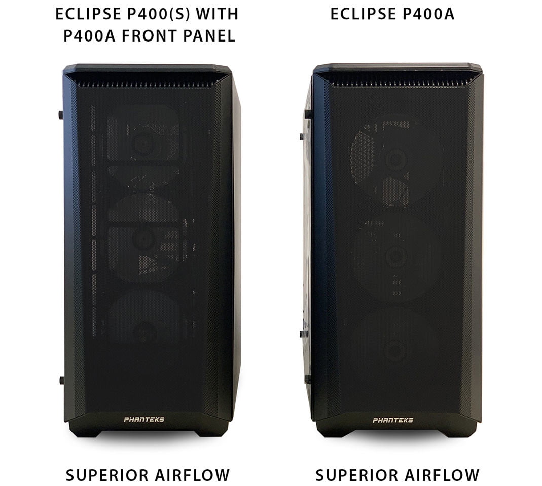 Phanteks از پنلهای جلویی شبکهای برای کیسهای Eclipse P400A رونمایی کرد