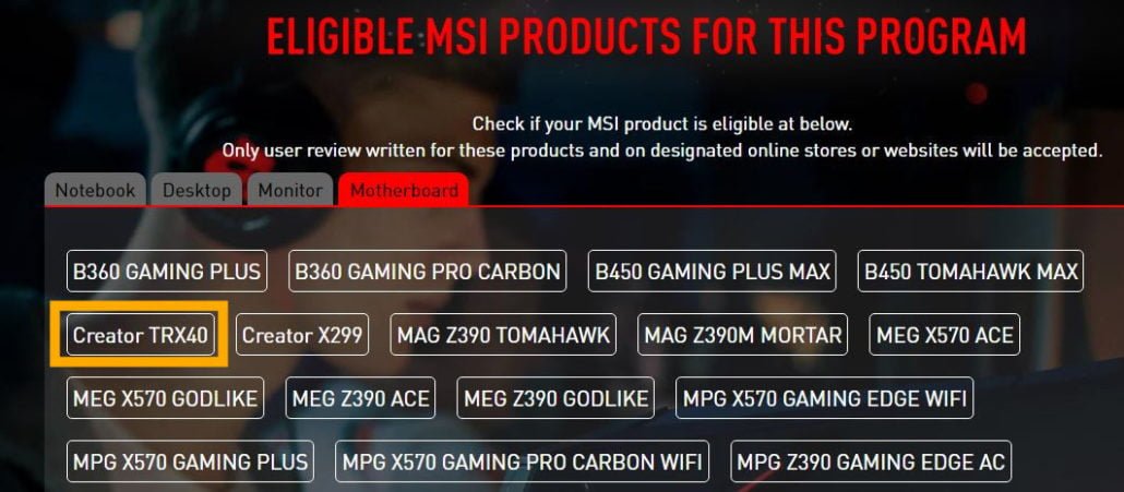 مادربرد MSI Creator TRX40 برای نسل سوم Threadripper لو رفت