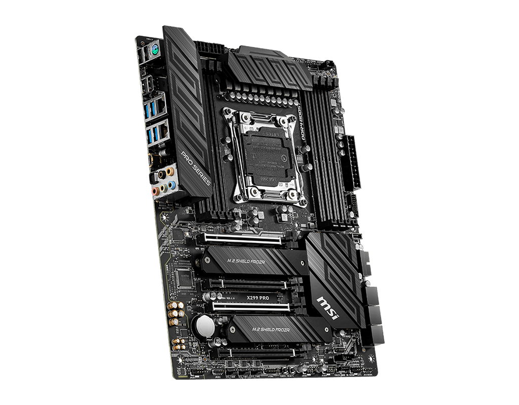 رونمایی از مادربردهای جدید MSI X299 برای نسل دهم پردازندههای Core X