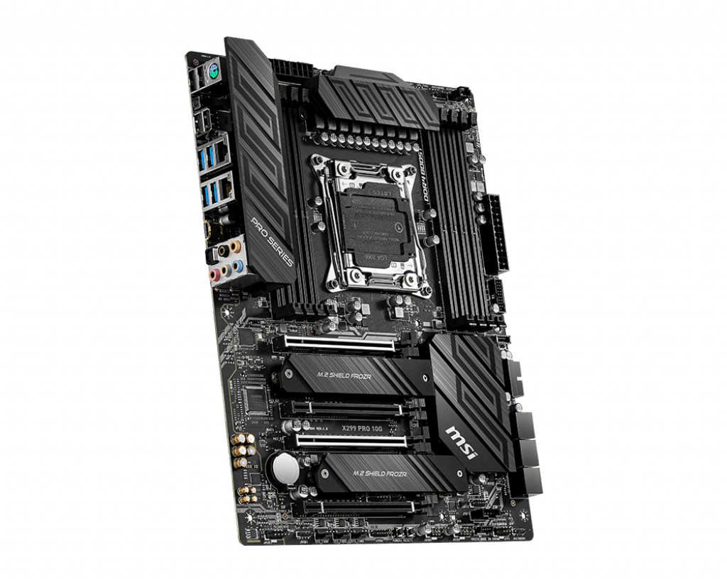 رونمایی از مادربردهای جدید MSI X299 برای نسل دهم پردازندههای Core X