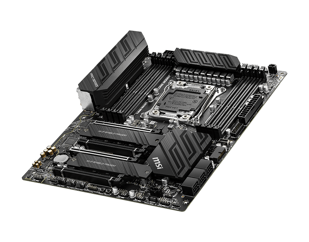 رونمایی از مادربردهای جدید MSI X299 برای نسل دهم پردازندههای Core X