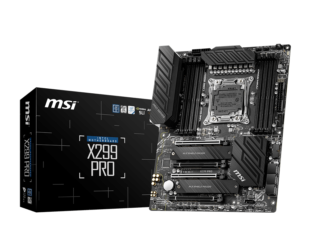 رونمایی از مادربردهای جدید MSI X299 برای نسل دهم پردازندههای Core X