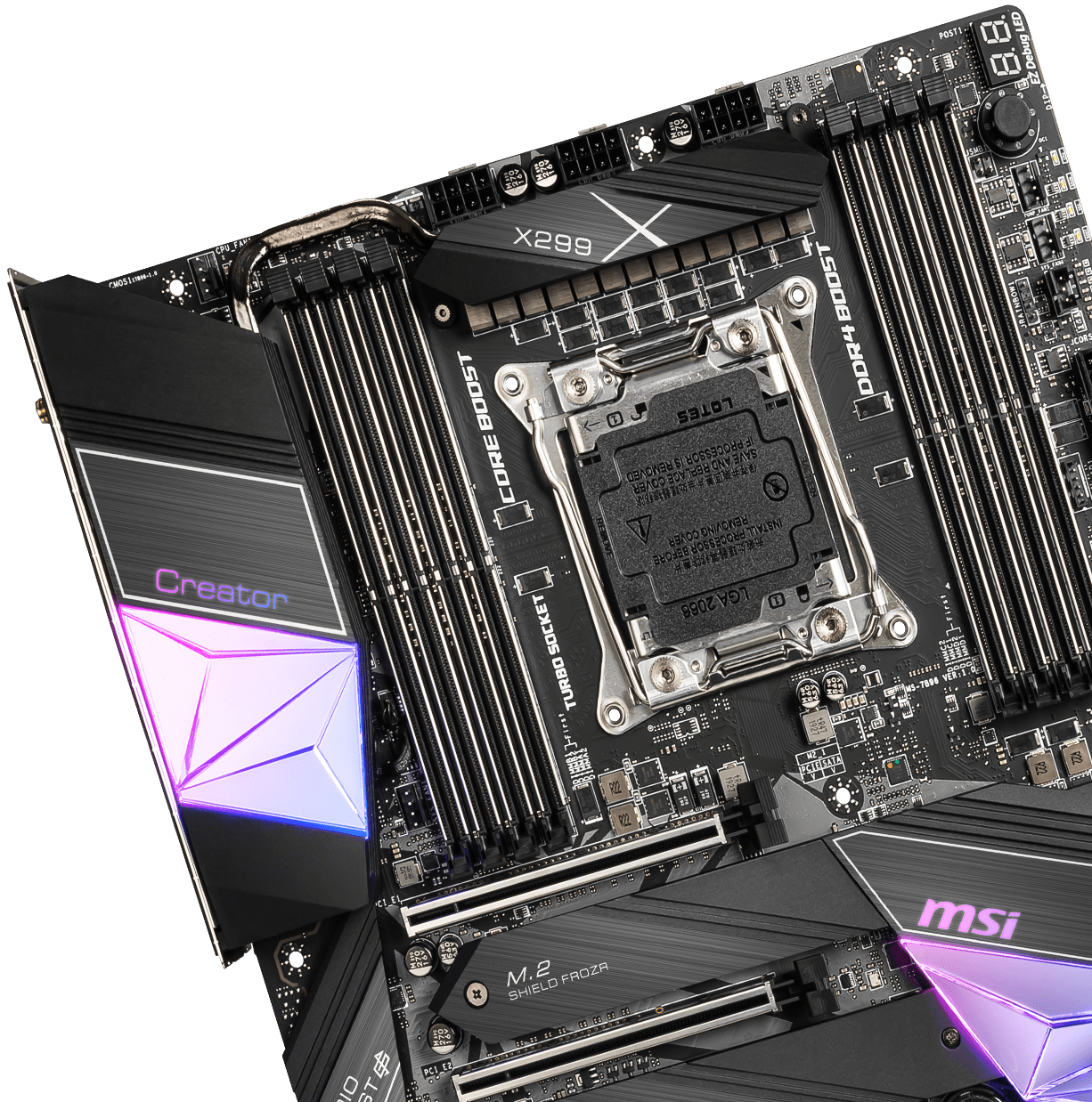 رونمایی از مادربردهای جدید MSI X299 برای نسل دهم پردازندههای Core X