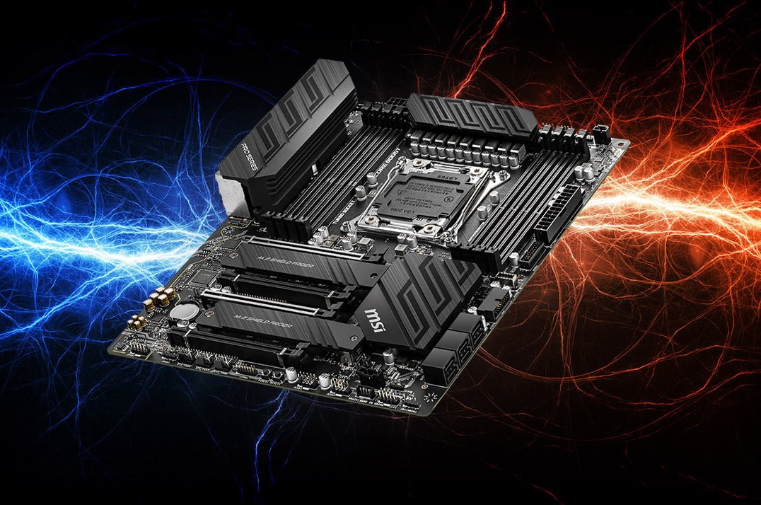 رونمایی از مادربردهای جدید MSI X299 برای نسل دهم پردازندههای Core X