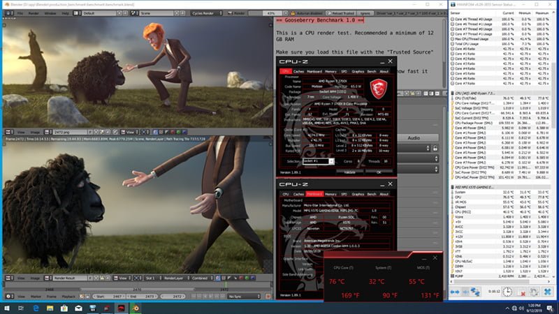 Blender Gooseberry Benchmark