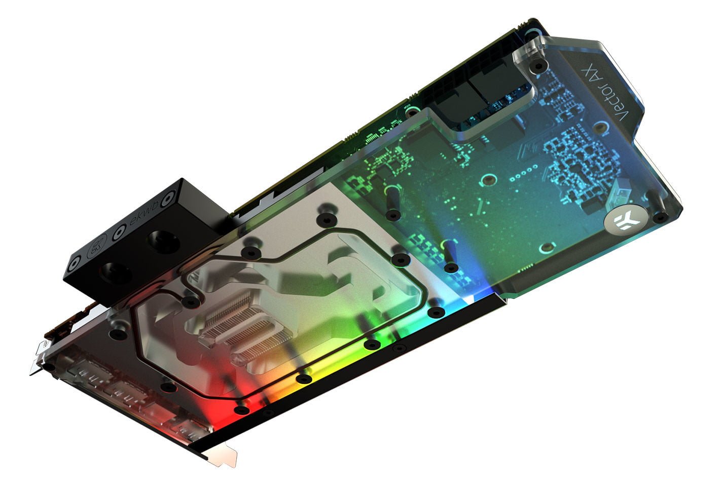 واتر بلاک جذاب EK-AC Radeon RX 5700 +XT D-RGB رونمایی شد