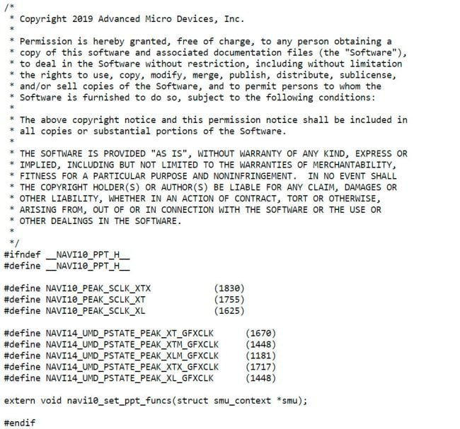 نشانههای دیگری از کارت گرافیکهای بیشتر با چیپ Navi 14 مشاهده شد