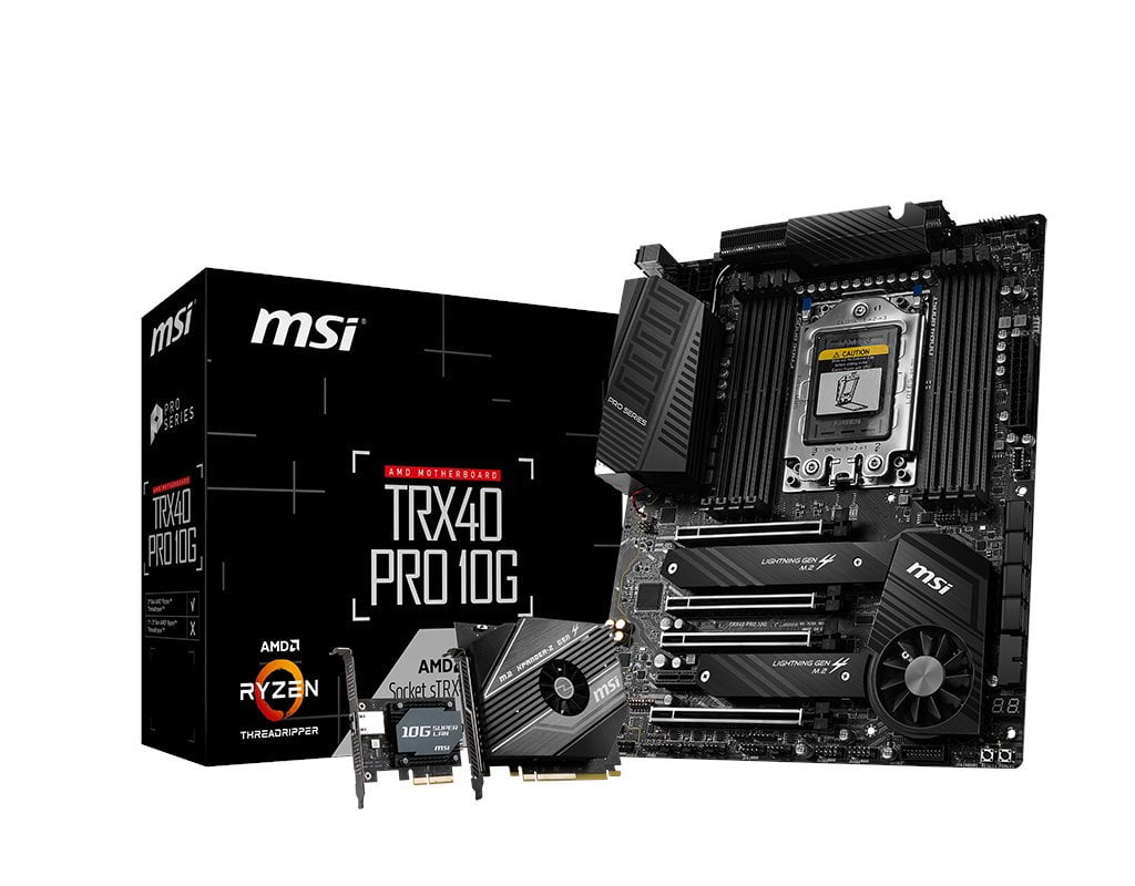 سری مادربردهای MSI TRX40 PRO مشاهده شدند