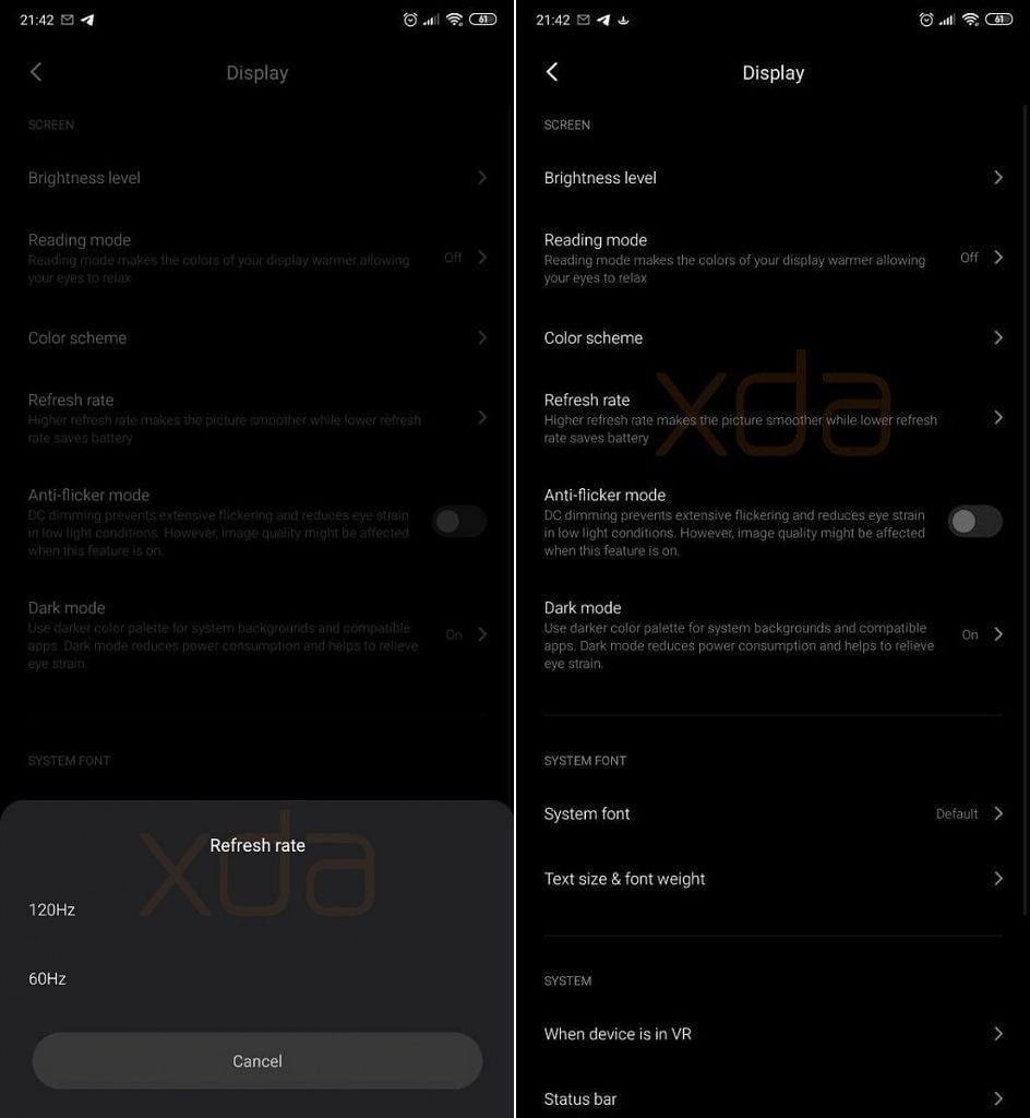 نمایشگر 120 هرتزی پرچمدار بعدی شیائومی