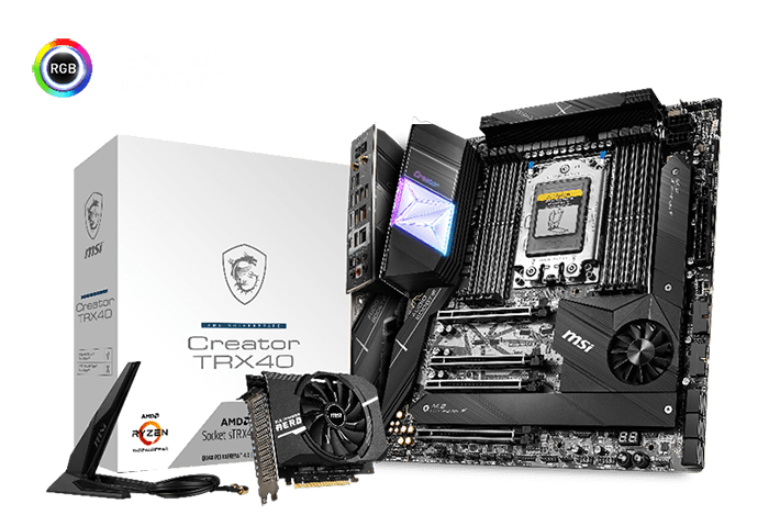 لحظات خود را با مادربردهای MSI TRX40 خلق کنید