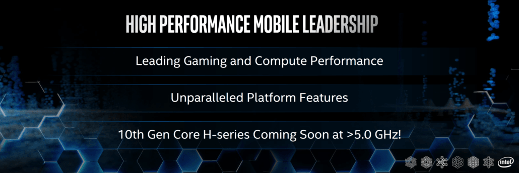 پردازندههای نسل دهم سری Intel Comet Lake H