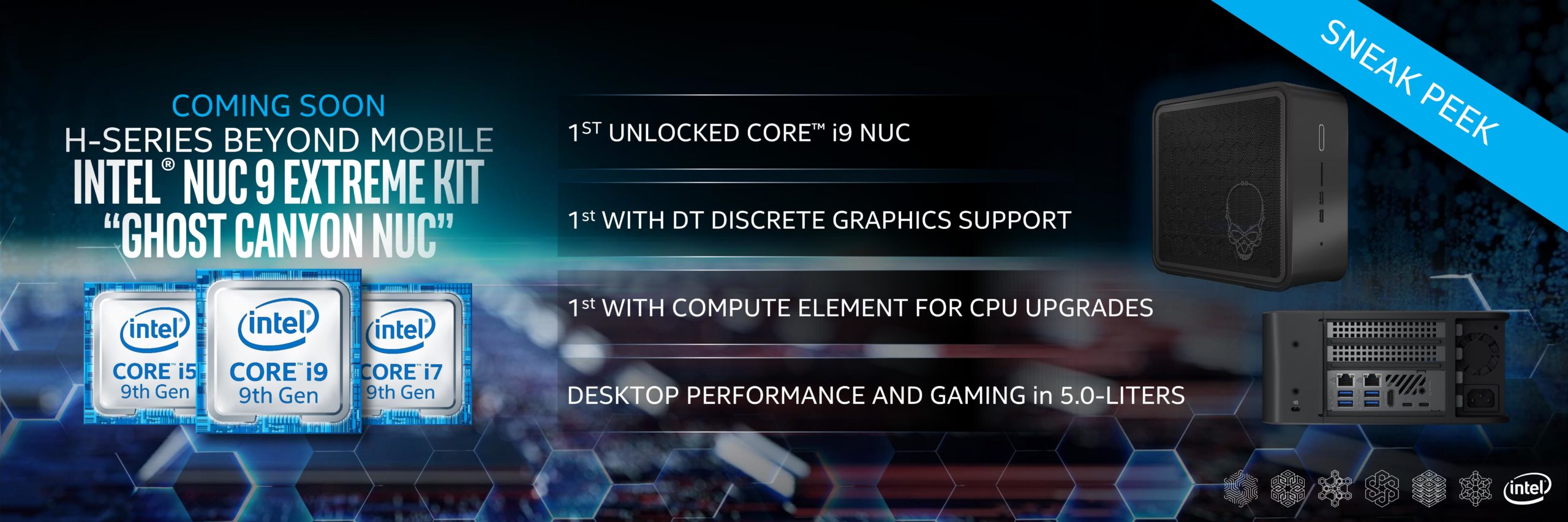 رونمایی رسمی Ghost Canyon NUC توسط اینتل