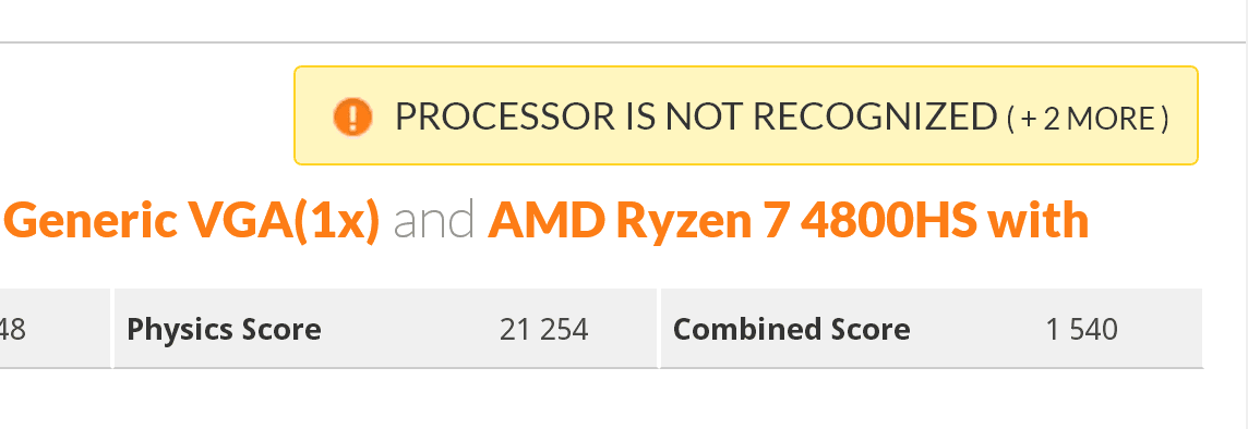 درخشش AMD Ryzen 7 4800HS ادامه دارد