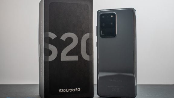 جعبه‌گشایی گوشی گلکسی S20 Ultra سامسونگ