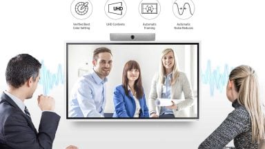 راهکار Webex در نمایشگرهای تعاملی فلیپ سامسونگ