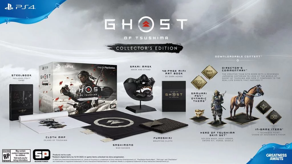 نسخه Collectors Edition بازی Ghost of Tsushima