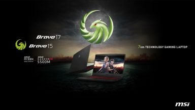 رونمایی از Bravo 15 و Bravo 17 توسط MSI