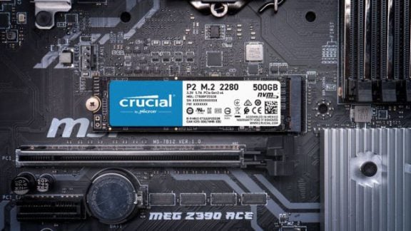 درایو NVMe SSD کروشال P2