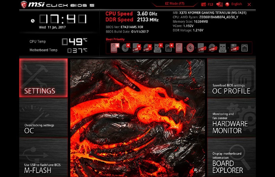 Msi click bios 5 настройка raid