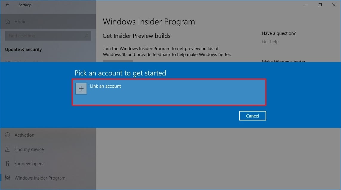 Windows 10 Insider Program 5