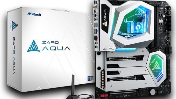مادربرد asrock z490 auqa