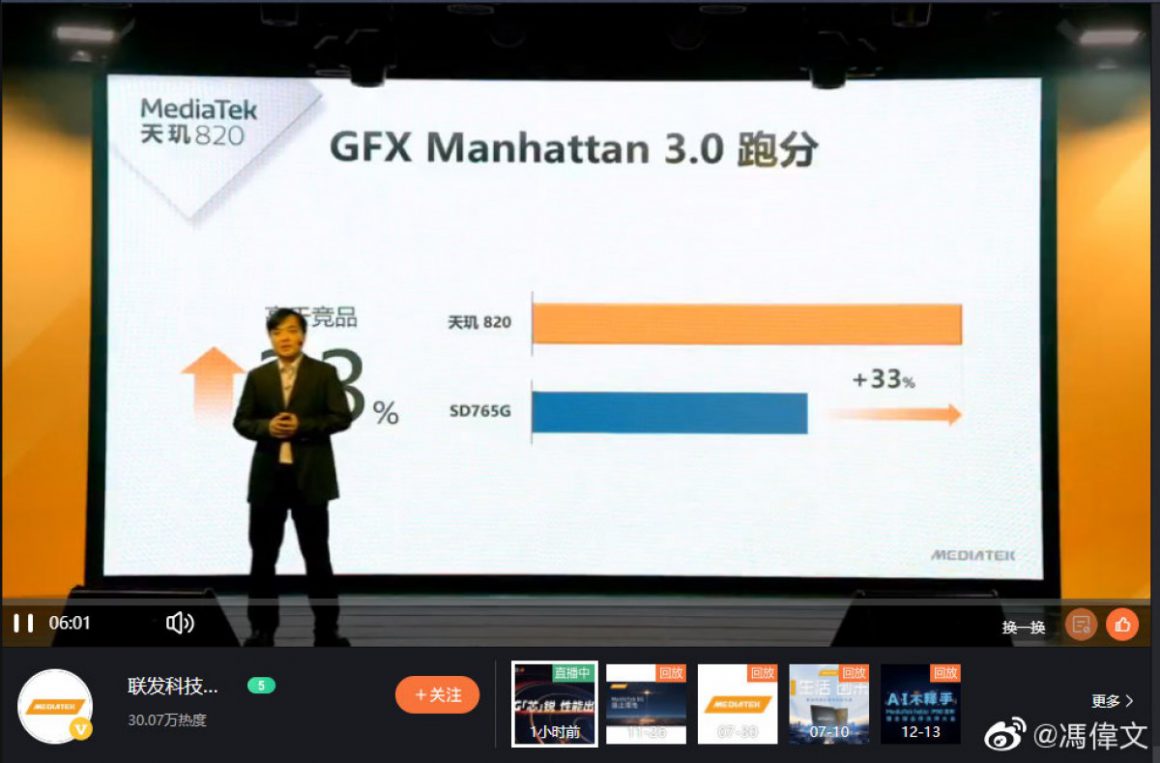 مقایسه مدیاتک Dimensity 820 با اسنپدراگون 765G