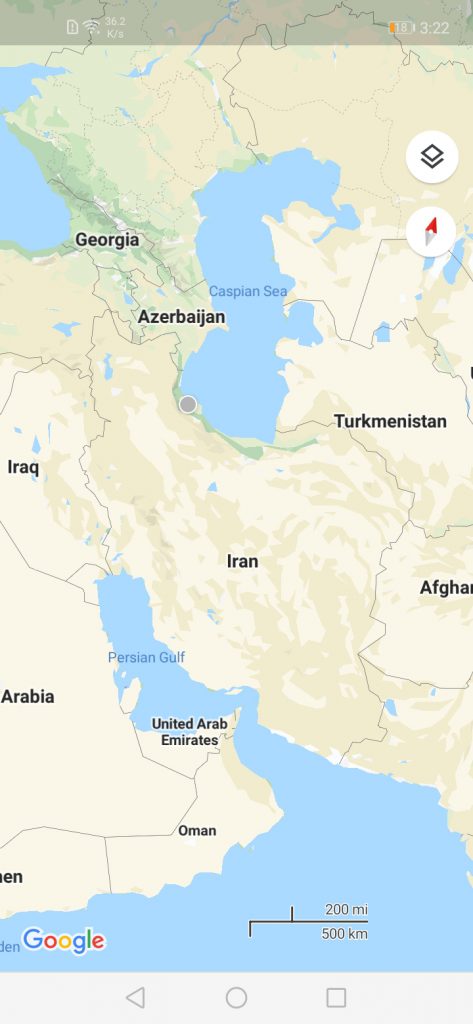 گوگل مپ در گوشی Y7p هوآوی