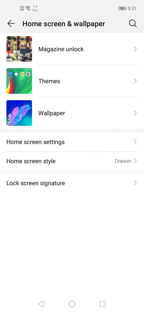 نرم افزار گوشی Y7p هوآوی