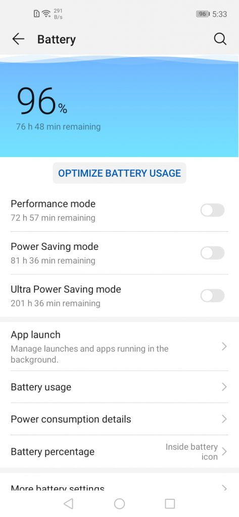 باتری گوشی Y7p هوآوی