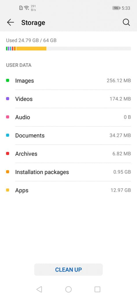 نرم افزار گوشی Y7p هوآوی