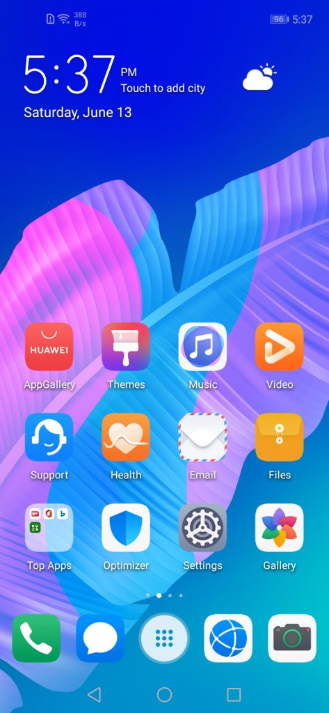 نرم افزار گوشی Y7p هوآوی