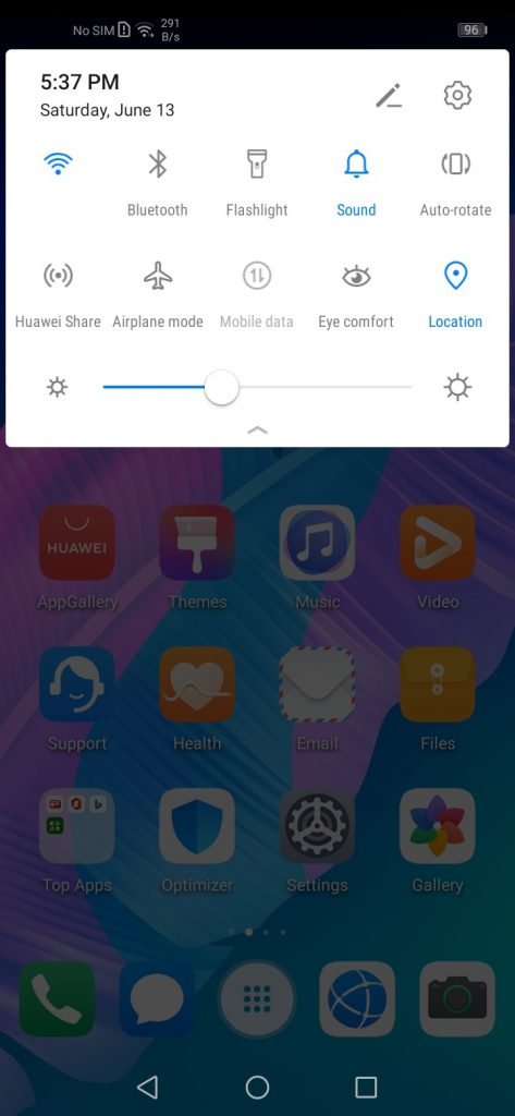 نرم افزار گوشی Y7p هوآوی