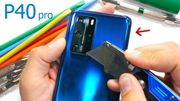 تست مقاومت گوشی P40 Pro هوآوی