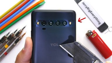 تست مقاومت گوشی TCL 10 Pro