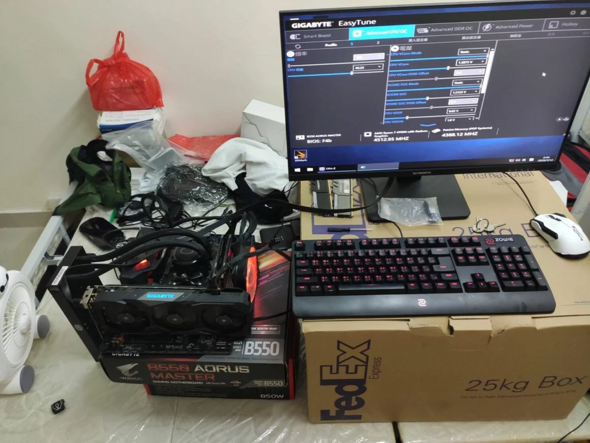 Ryzen 7 4700G و B550 Aorus Master