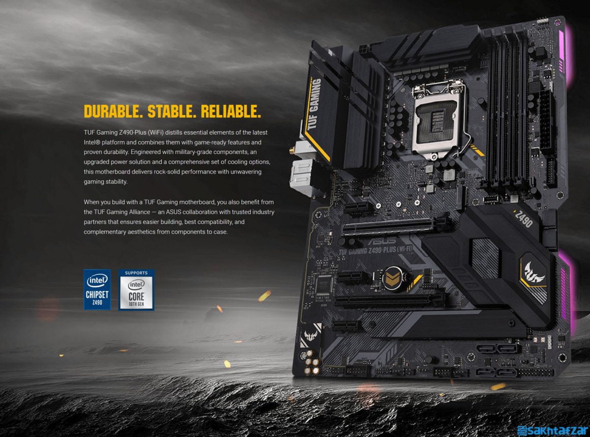 بررسی مادربرد ASUS TUF GAMING Z490-PLUS (WI-FI)