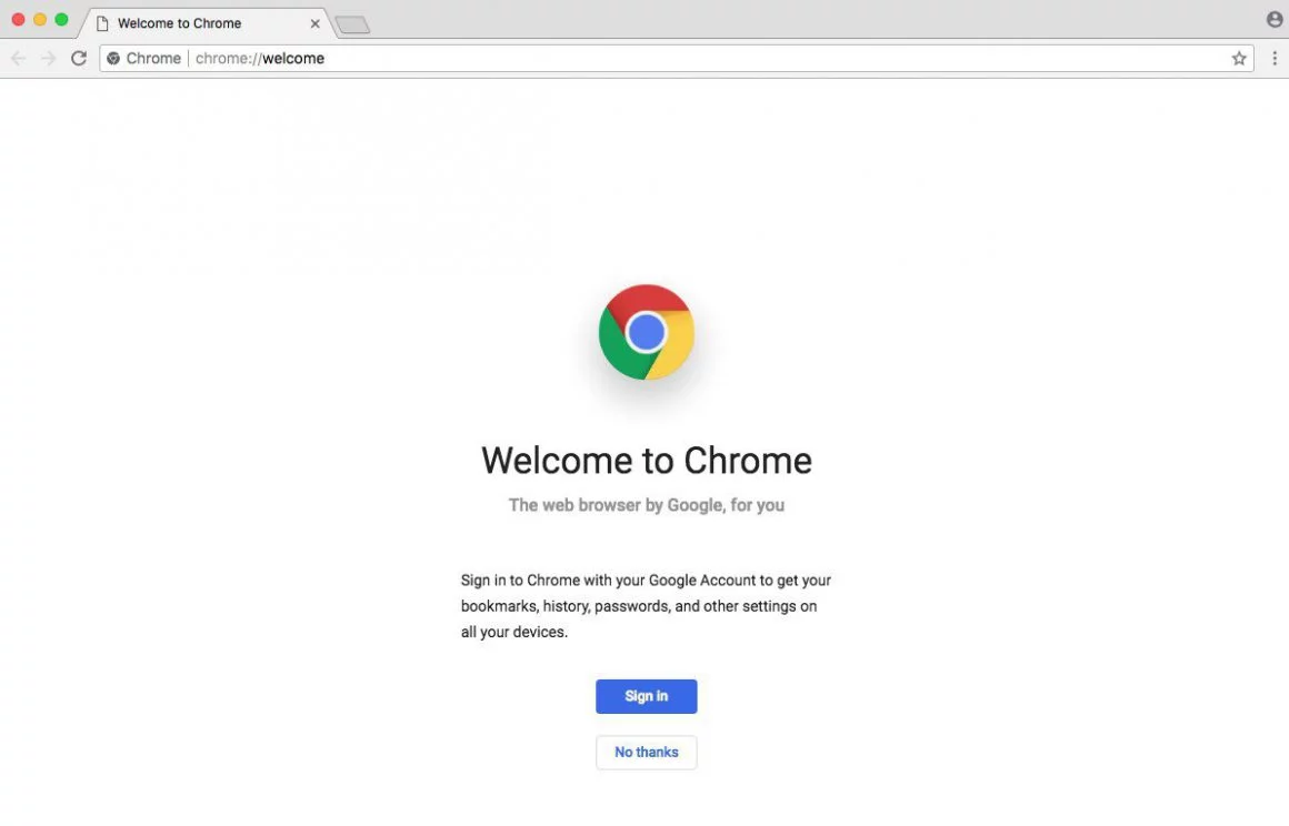 Mac Google Chrome