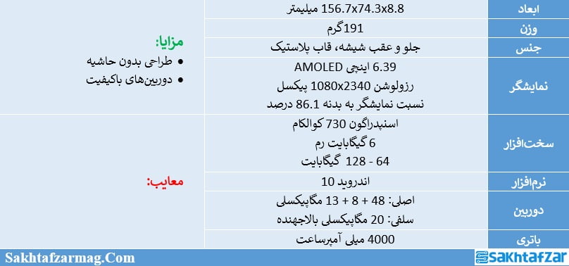 مشخصات Mi 9T شیائومی