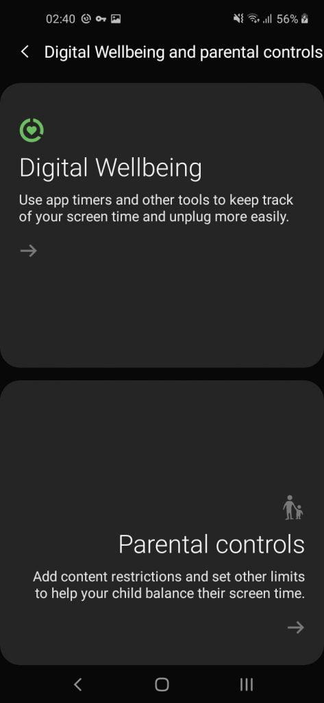 تنظیمات گوشی گلکسی M11 سامسونگ