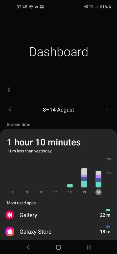 تنظیمات گوشی گلکسی M11 سامسونگ