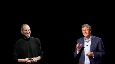 بیل گیتس به استیو جابز