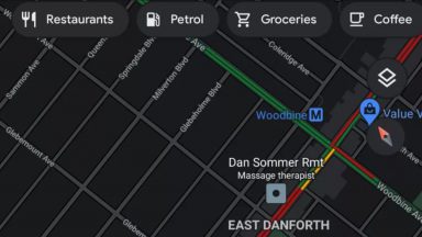 اضافه شدن حالت dark mode به گوگل مپ