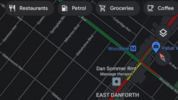 اضافه شدن حالت dark mode به گوگل مپ