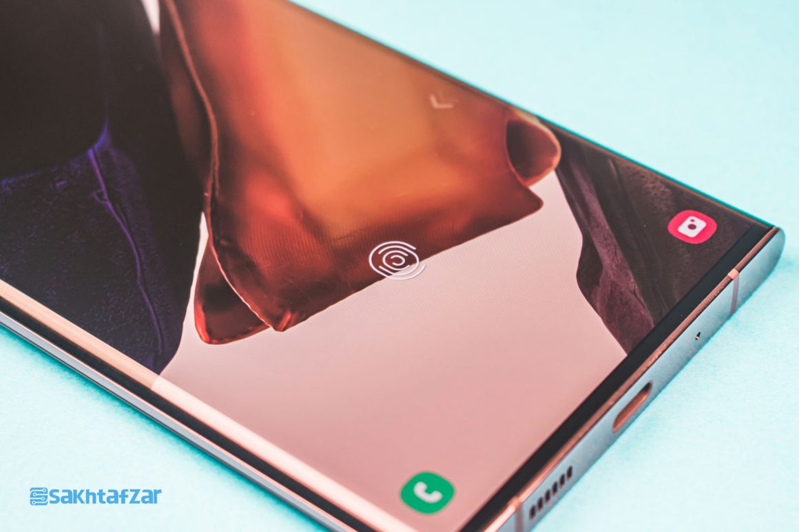 اثر انگشت گوشی  گلکسی نوت 20 اولترا سامسونگ